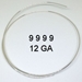 Silver Super Fine 9999 Round Wire Ga 12 (per&nbsp;ft) - SFW12a