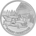 2024 Merry Christmas Tree Farm Truck 1&nbsp;oz Silver Round - X0424