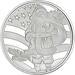 2024 Patriotic Santa Claus 1&nbsp;oz Silver Round - X0724