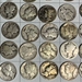 Mercury Dimes 90&#37; Silver &#36;5 Face Circulated - NMD5P