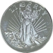 Saint Gauden Style 1&nbsp;oz Silver Round - RSSTG1